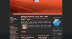 Desktop Screenshot of abogadosespa.com